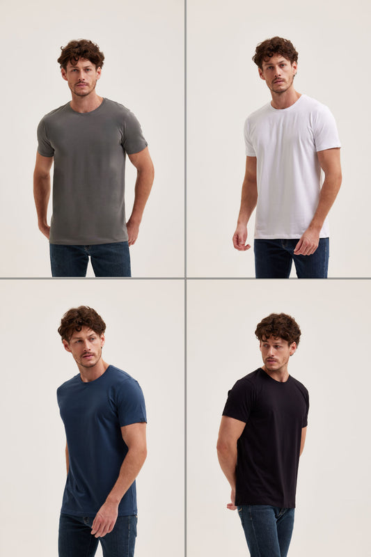 kit 4 Cores Camisetas Hannport Prime