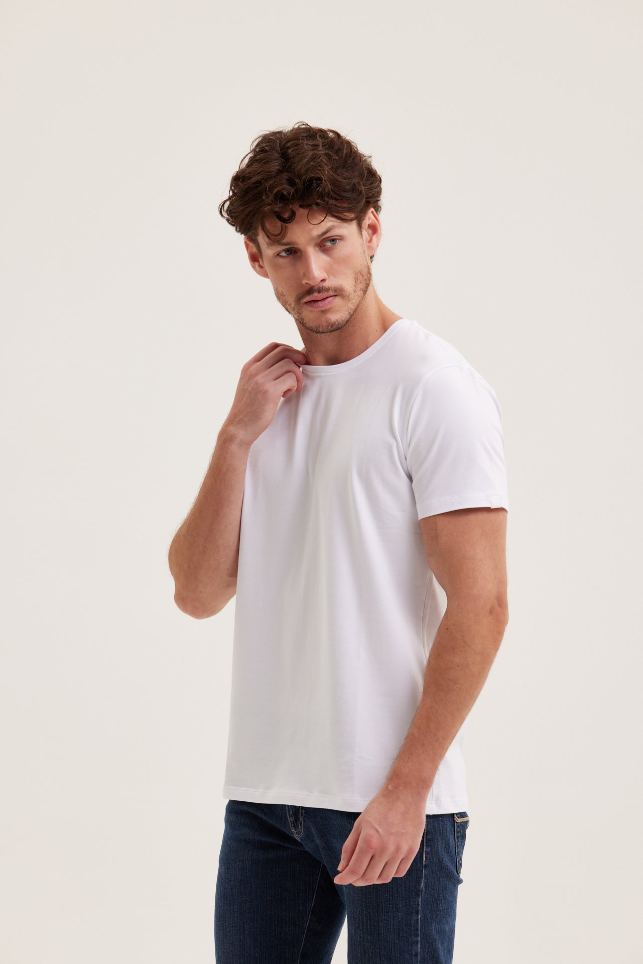 kit 4x Camisetas Brancas Hannport Prime