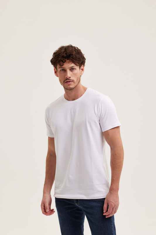 kit 4x Camisetas Brancas Hannport Prime