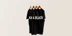 Kit 4 Camisetas Pretas HANNPORT