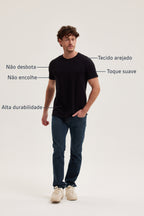 Kit 4 Camisetas Pretas HANNPORT