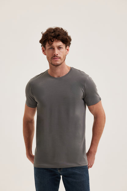 Camiseta Cinza Antracite –  Prime T-Shirt Hannport