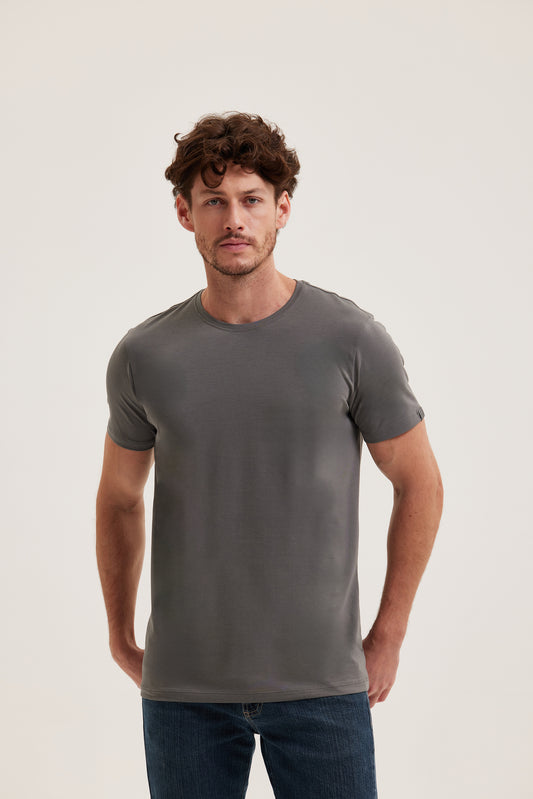 Camiseta Cinza Antracite –  Prime T-Shirt Hannport