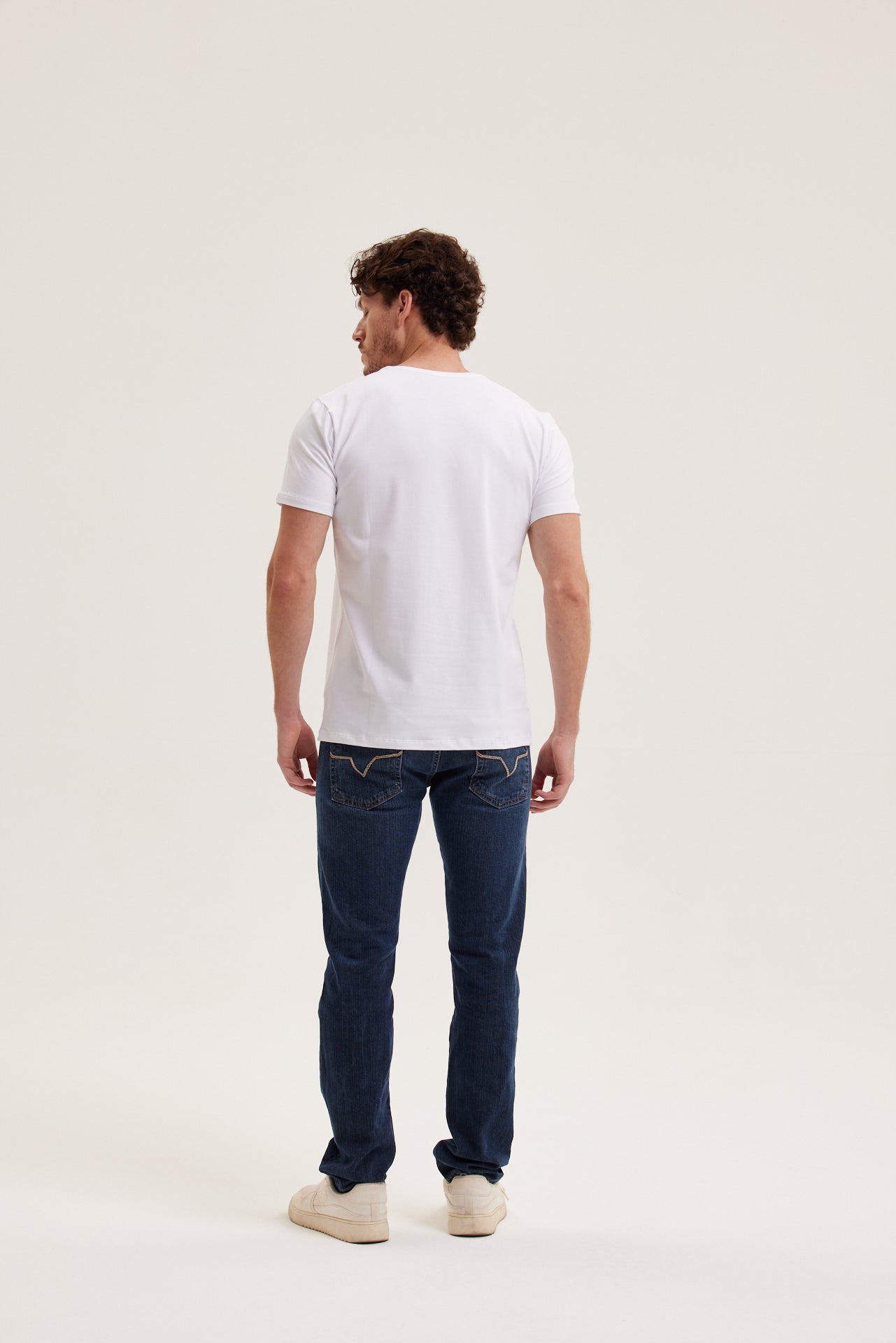 kit 4x Camisetas Brancas Hannport Prime