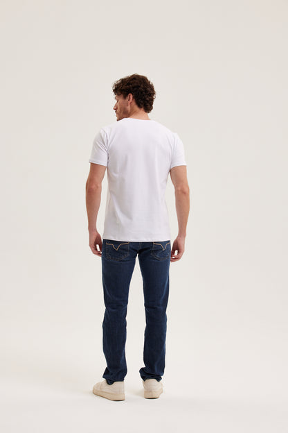 kit 4x Camisetas Brancas Hannport Prime