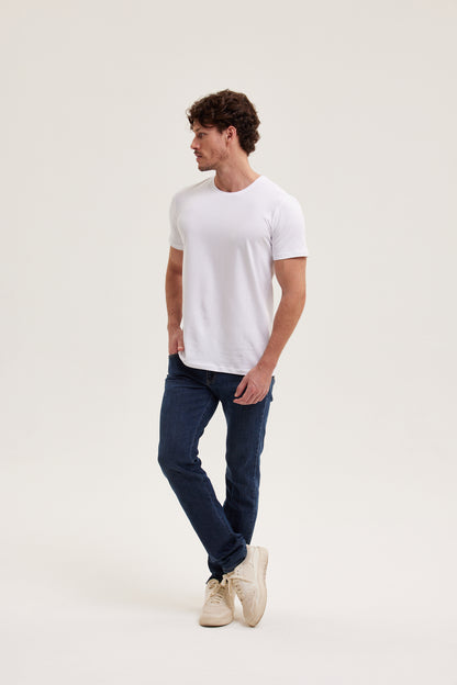 kit 4x Camisetas Brancas Hannport Prime