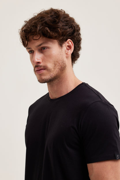 kit 4x Camisetas Pretas Hannport Prime